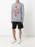 skateboard print sweatshirt