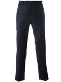 straight leg tailored trousers