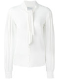 tie-neck shirt 
