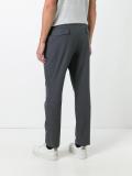 drawstring straight trousers