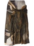 tied detailing A-line skirt