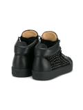 studded high-top trainers