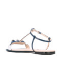 embellished T-bar sandals 