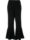 cropped flared trousers
