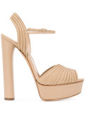 ridged platform sandals 