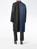 oversized denim overcoat 