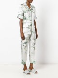 floral print suit