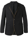 contrasting pipping blazer