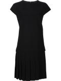 pleated georgette skirt dress