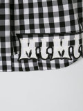 checked blouse 
