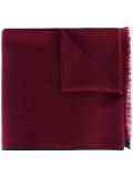 contrast trim scarf