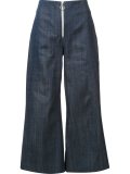 front zip culottes