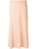 high-rise midi skirt