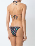 printed triangle bikini set