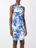 printed fitted dress