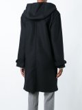 hooded duffle coat