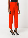 straight leg trousers