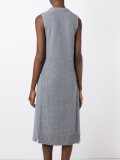 asymmetric drop waist dress