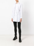 ruffled front shirt 