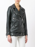 leather-effect jacket