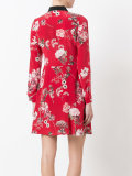 lace front floral dress