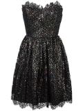 strapless cocktail dress