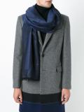 logo print scarf