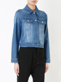 cropped denim jacket