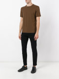 button detail T-shirt