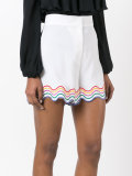rainbow trim shorts