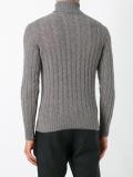 cable knit turtleneck jumper