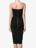 strapless fitted dress
