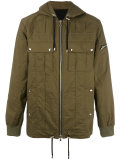 hooded coat