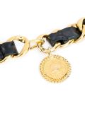 CC logo charm chain belt