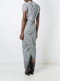 boat neck long dress