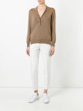 longsleeved polo shirt