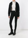 skinny fit trousers