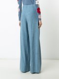 pleated front palazzo pants