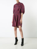 floral print shirt dress