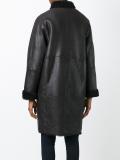 off-centre zip coat
