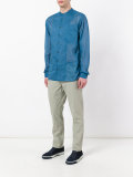 band collar shirt 