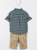plaid shirt and trouser set