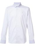 orb logo striped shirt