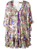 floral print V-neck dress