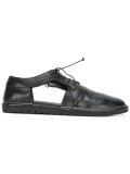 cut-out lace-up shoes