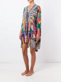 embellished printed kaftan