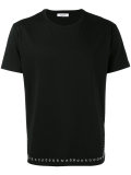 eyelet embellished T-shirt