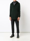 hooded fitted parka