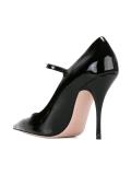 buckled pointed pumps