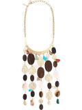 multi disc statement necklace